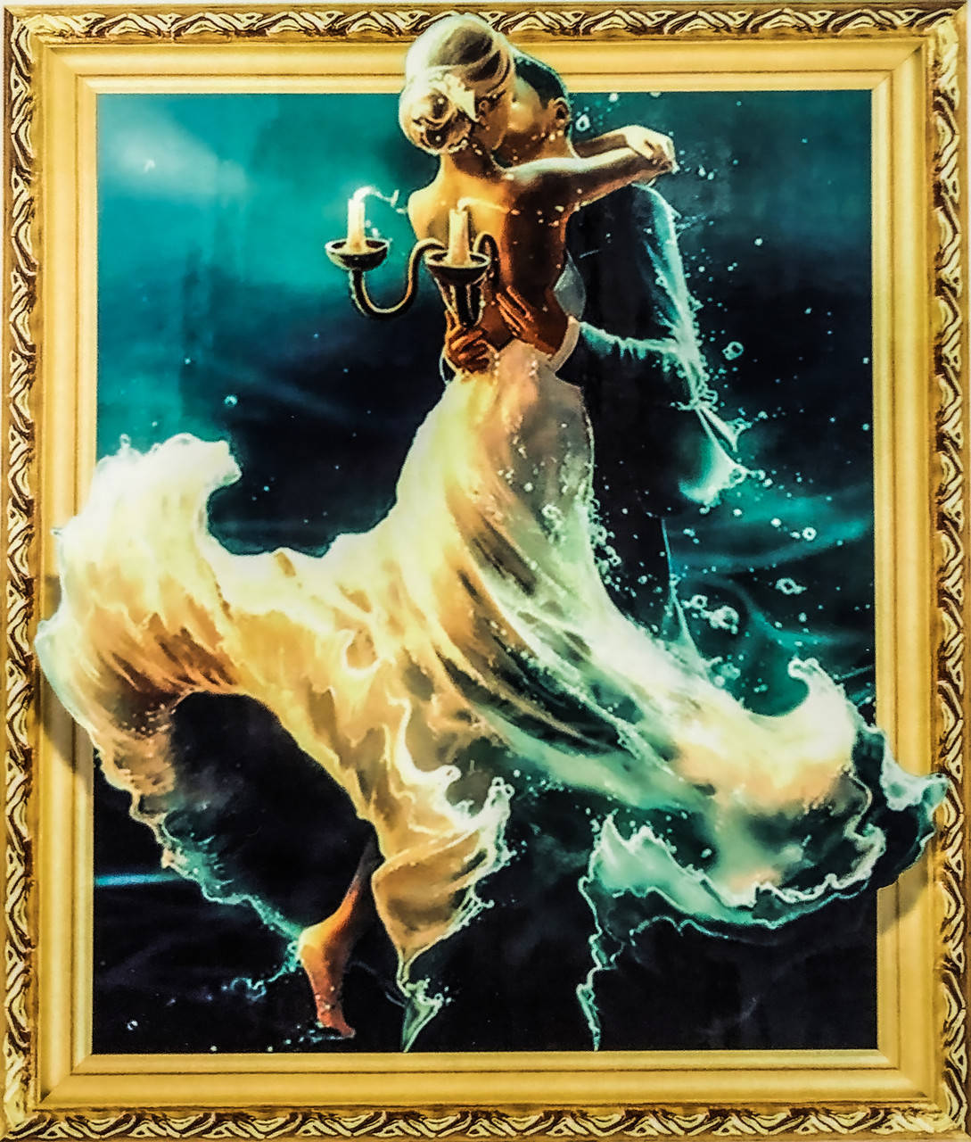 

Алмазная Мозаика на подрамнике . Набор алмазной вышивки на подрамнике "В танце". Размер 40*50 см.