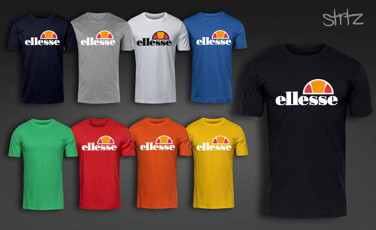 

Легкая хлопковая футболка мужская элис Ellesse