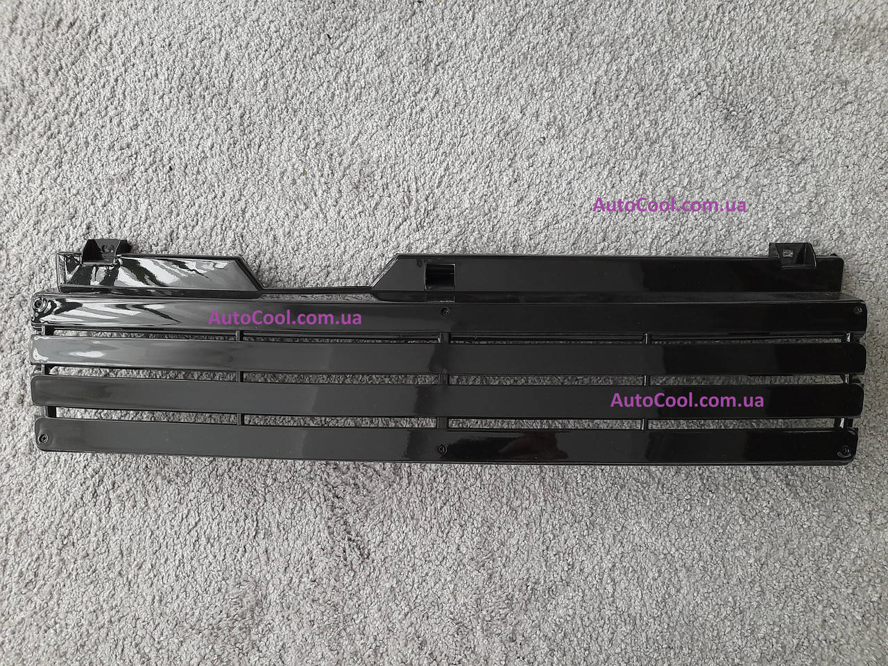 

Решетка радиатора ваз 2108 2109 2199 широкие 4 полосы, Черный