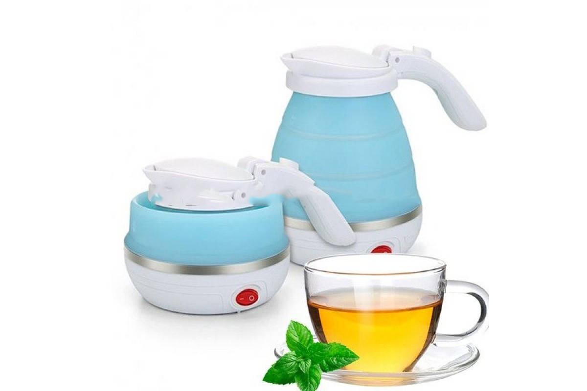 

Силиконовый складной электрочайник Eltctric Kettle Дорожный чайник силиконовый 500 мл
