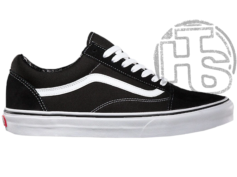 

Мужские кеды Vans Old Skool Black White VN000D3HY28 45, Черно-белый