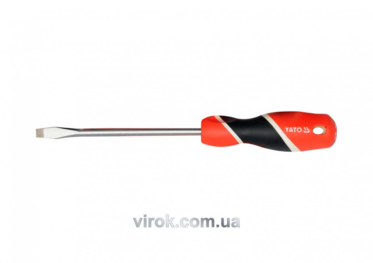 

Отвертка плоская YATO SL8 x 150 мм YT-25914