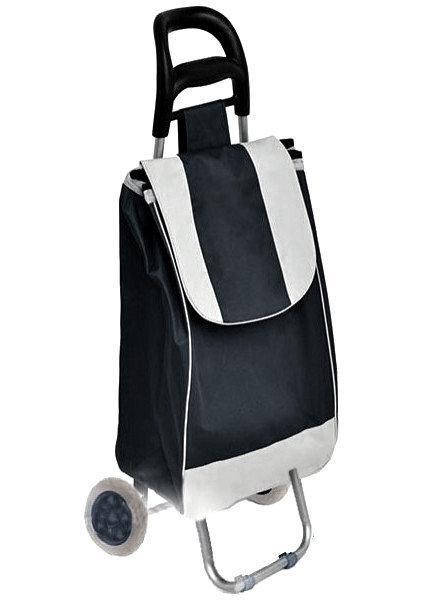 

Тачка сумка на колесах кравчучка 95см Stenson E00317 Black, Черный