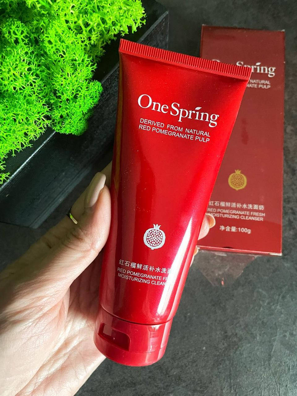 

Пенка для умывания One Spring red promegranate с соком граната, 100 мл
