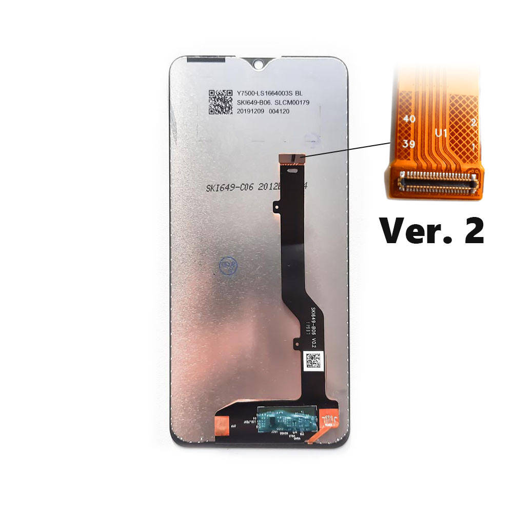 

ZTE Blade 20 Smart дисплейный модуль (экран + тачскрин) Ver. 2, Черный