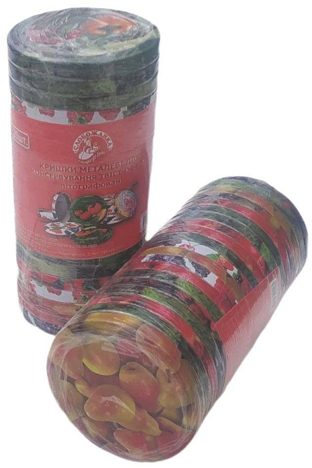 

Крышка для консервации твист TWIST-OFF Ø 82 мм с цветным рисунком "Слобожанка" (в упаковке 20 шт)