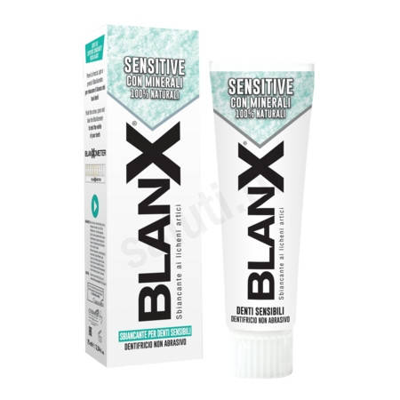 

Зубная паста BLANX SENSITIVE 100% Naturali Отбеливающая для чувствительных зубов 75 мл