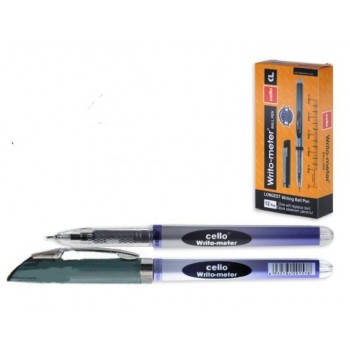 

Ручка масляная черная Writo-meter 10км Cello CL-8048