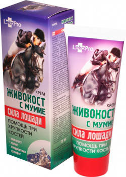 

Крем Сила Лошади Живокост с мумие (при хрупкости костей), 75 мл
