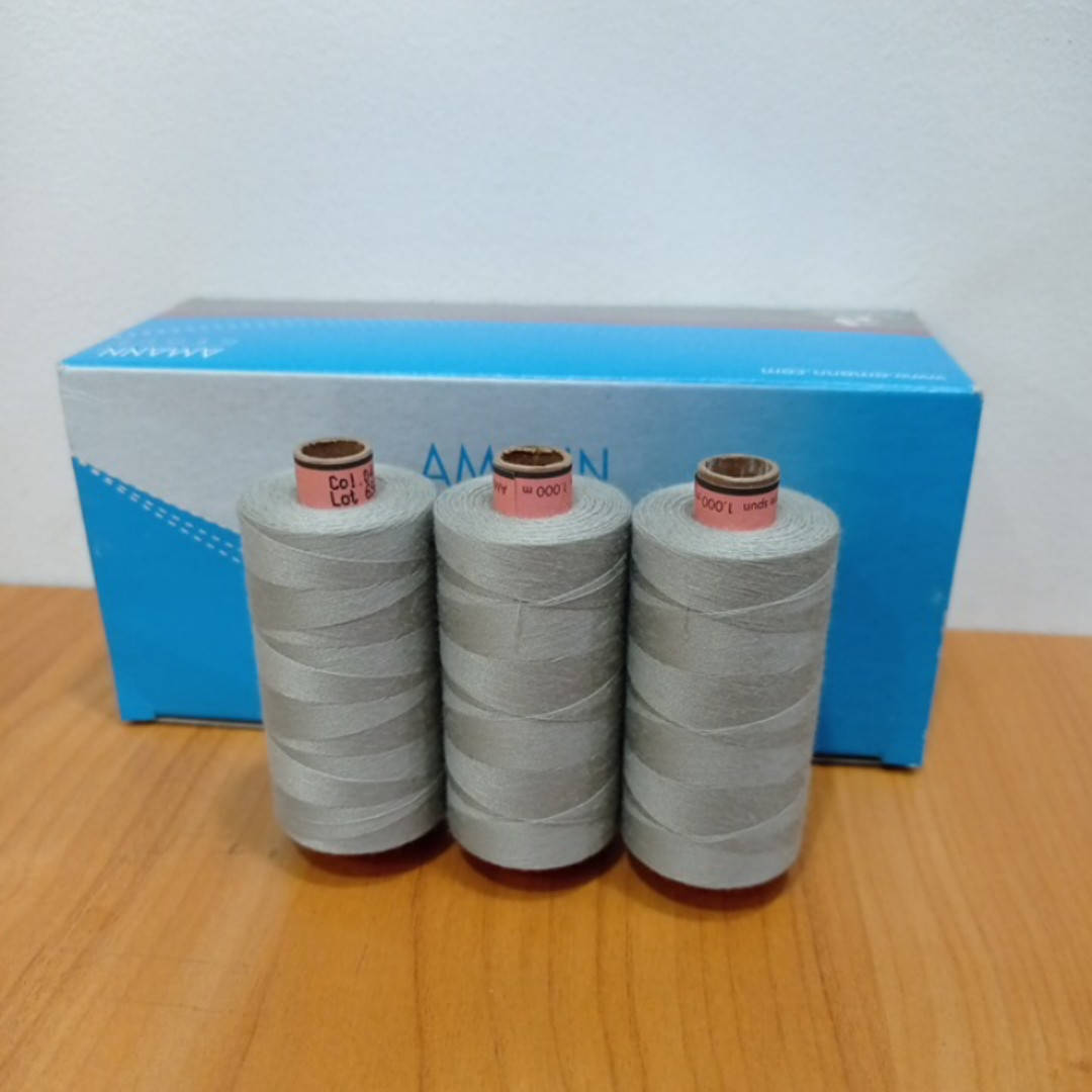 

Нитка AMANN Saba c №120 1000 м., Серый