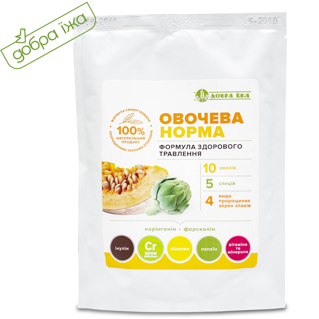 

Овощная норма Чойс. Формула здорового пищеварения "Добра їжа", Choice 150г
