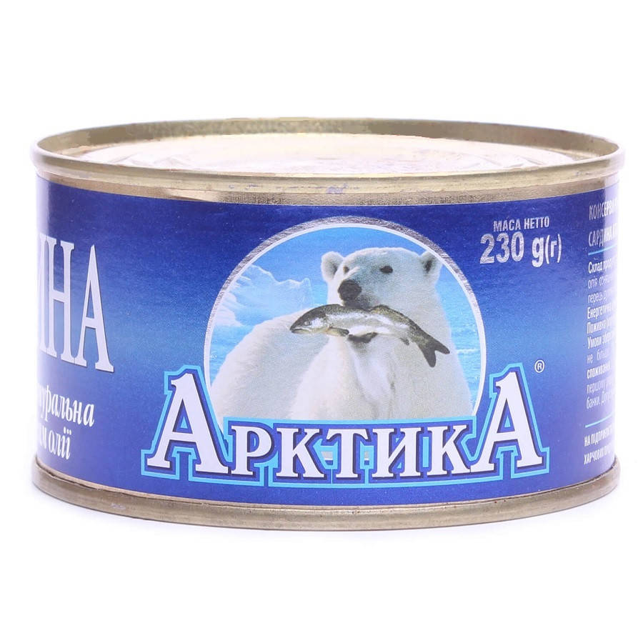 

Сардина Арктика в подсолнечном масле 230 г Украина