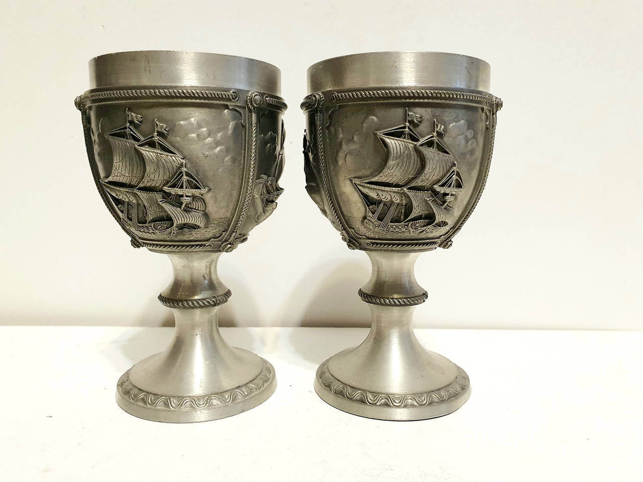 

Оловянный бокал / кубок Парусники