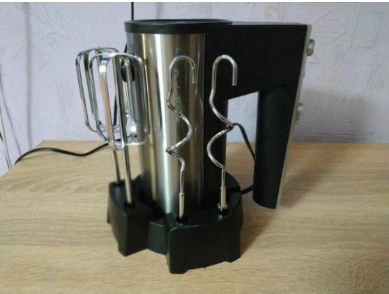 

Миксер ручной, с подставкой кухонный на 5 скоростей 600W Rainberg RB-2214