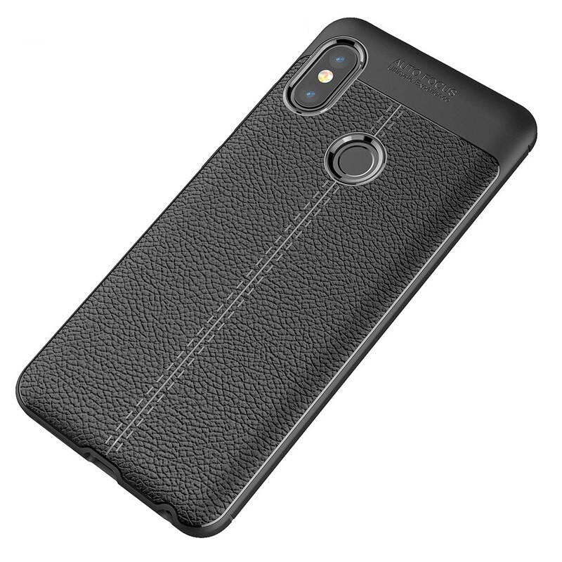 

Противоударный чехол для Xiaomi Redmi Note 6 Pro Черный бампер