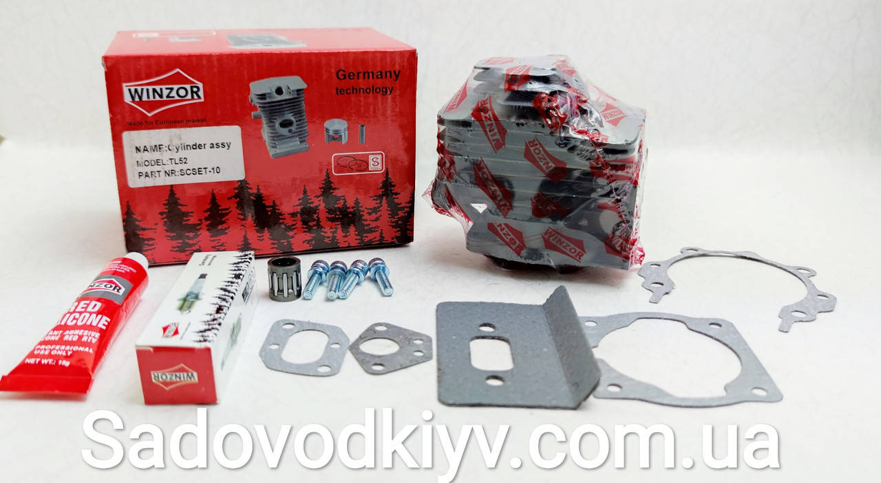 

Поршневая группа на бензокосу 1E44F WINZOR PRO SERIA D.44mm