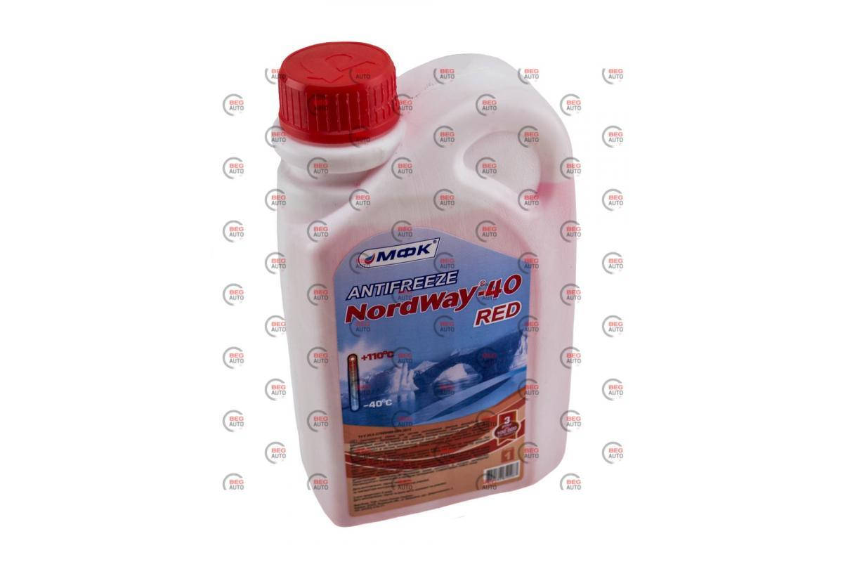

Антифриз красный 1л (МФК - NordWay -24)