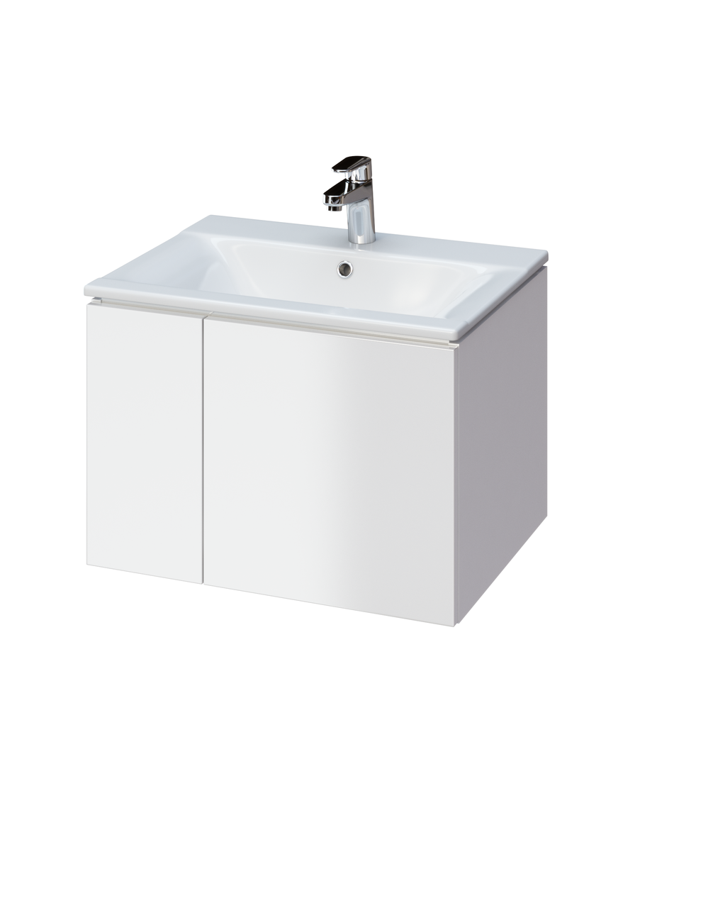 

Шкафчик подвесной квадратный Colour 40х40 белый корпус