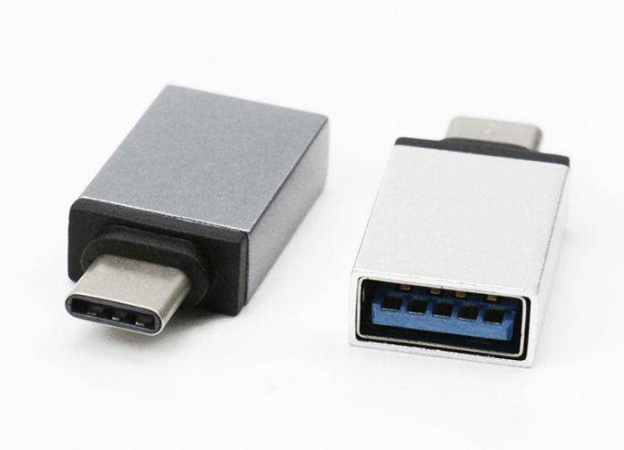 

Переходник TYPE-C->OTG (USB 3.0) для подключения флешки к телефону отг