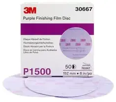 

Надтонкий полірувальний абразивний диск 3M™ Hookit™ 260L Purple