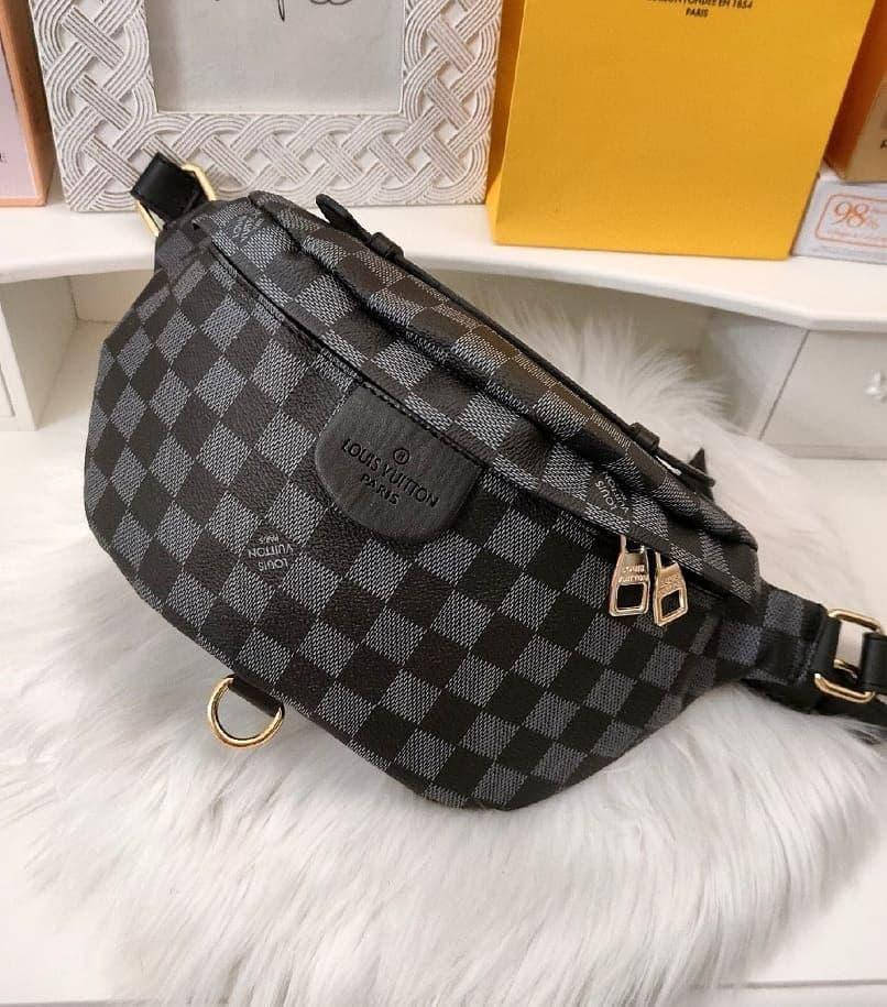 

Бананка черная Louis Vuitton Сумочка на пояс Луи Витон мужская женская унисекс Люкс качество LV