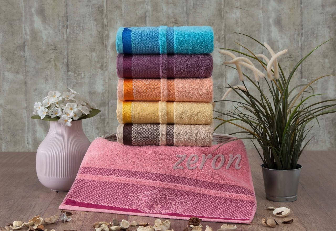 

Набор махровых полотенец 600 плотность ZERON 70х140, Разные цвета