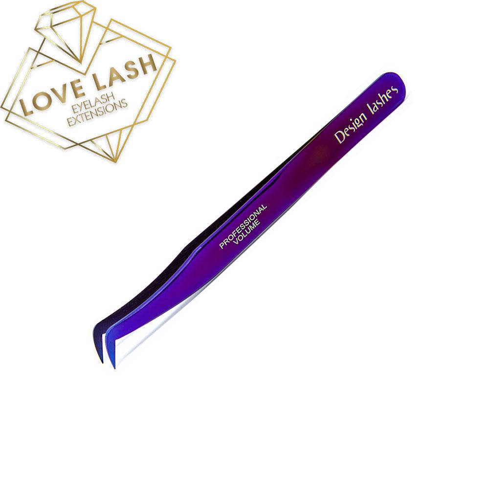 

Пинцет Design Lashes сапожок (purple)
