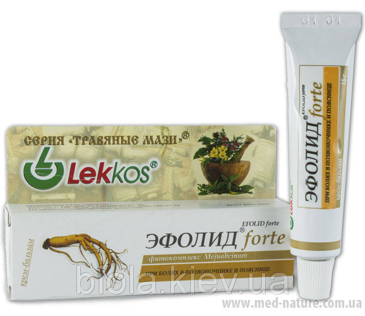 

Крем-бальзам "Эфолид forte" туба 15 г