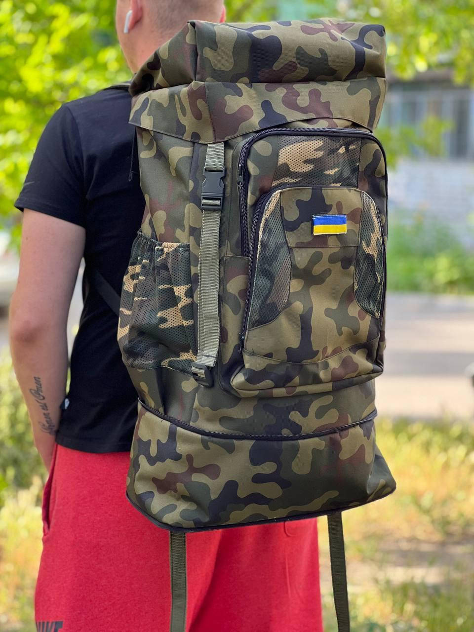 

Рюкзак тактический 80 л Рюкзак военный большой Рюкзак большой камуфляжный, Камуфляж