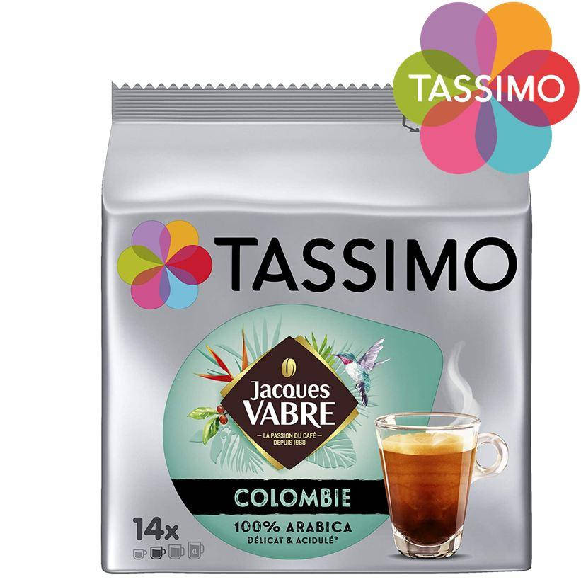 

Кофе в капсулах Тассимо - Tassimo Jacques Vabre Colombie 100% Arabica