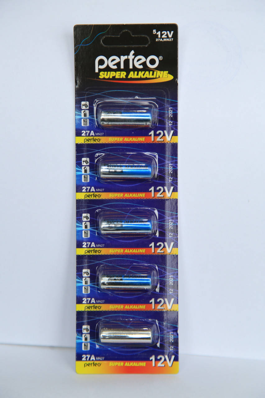 

Батарейка щелочная Perfeo А27 5шт BLISTER CARD