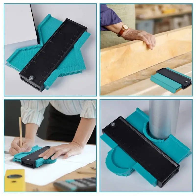 

Измеритель контура для разметки шаблон универсальная линейка для измерения очертаний TV50102