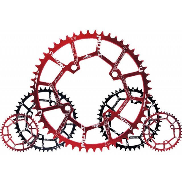 

Звезда MOTSUV Narrow Wide для одинарной системы, красная и чёрная 42, Красный