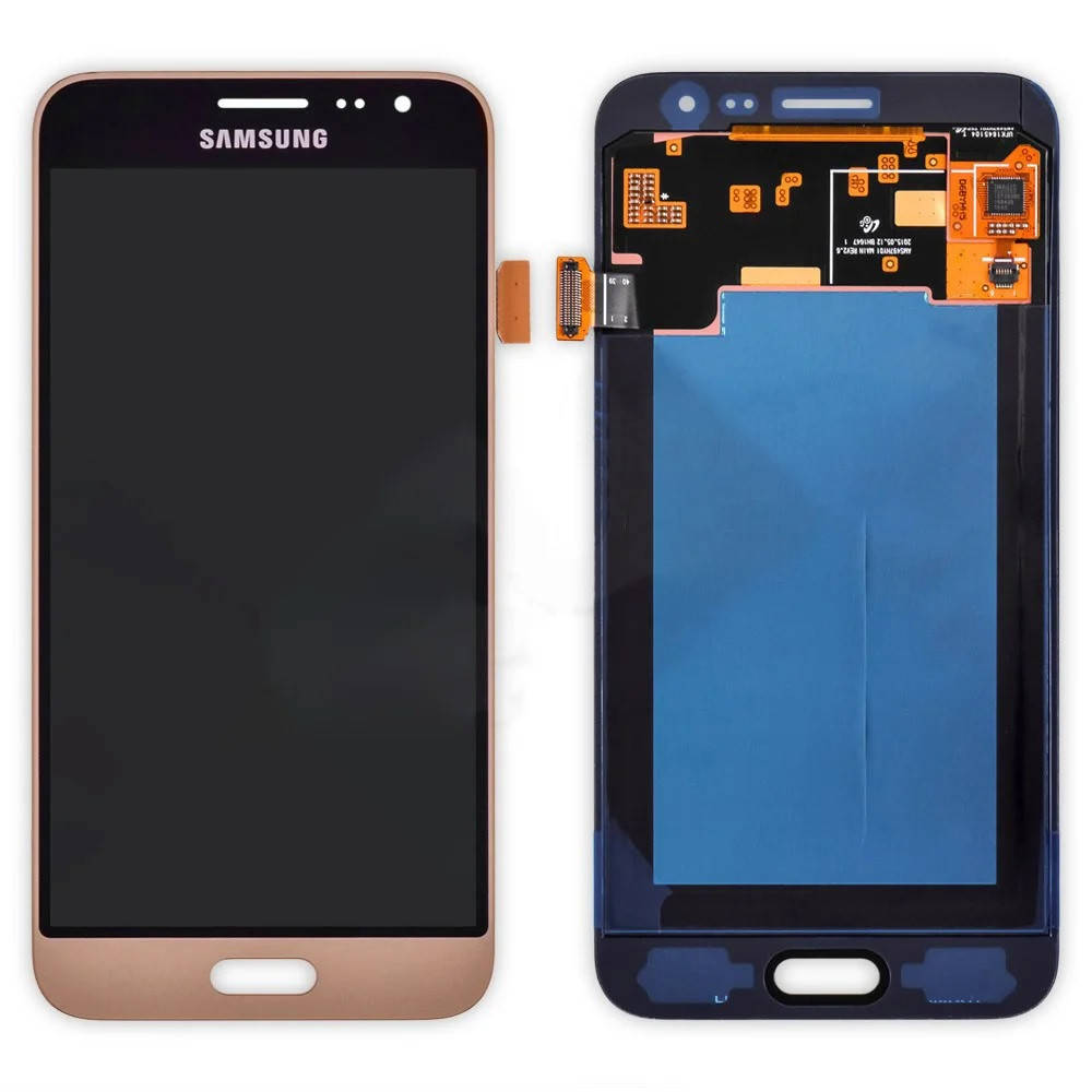 

Дисплей для мобильного телефона Samsung J3 2016/J320, золотой, с тачскрином, OLED, Золотистый