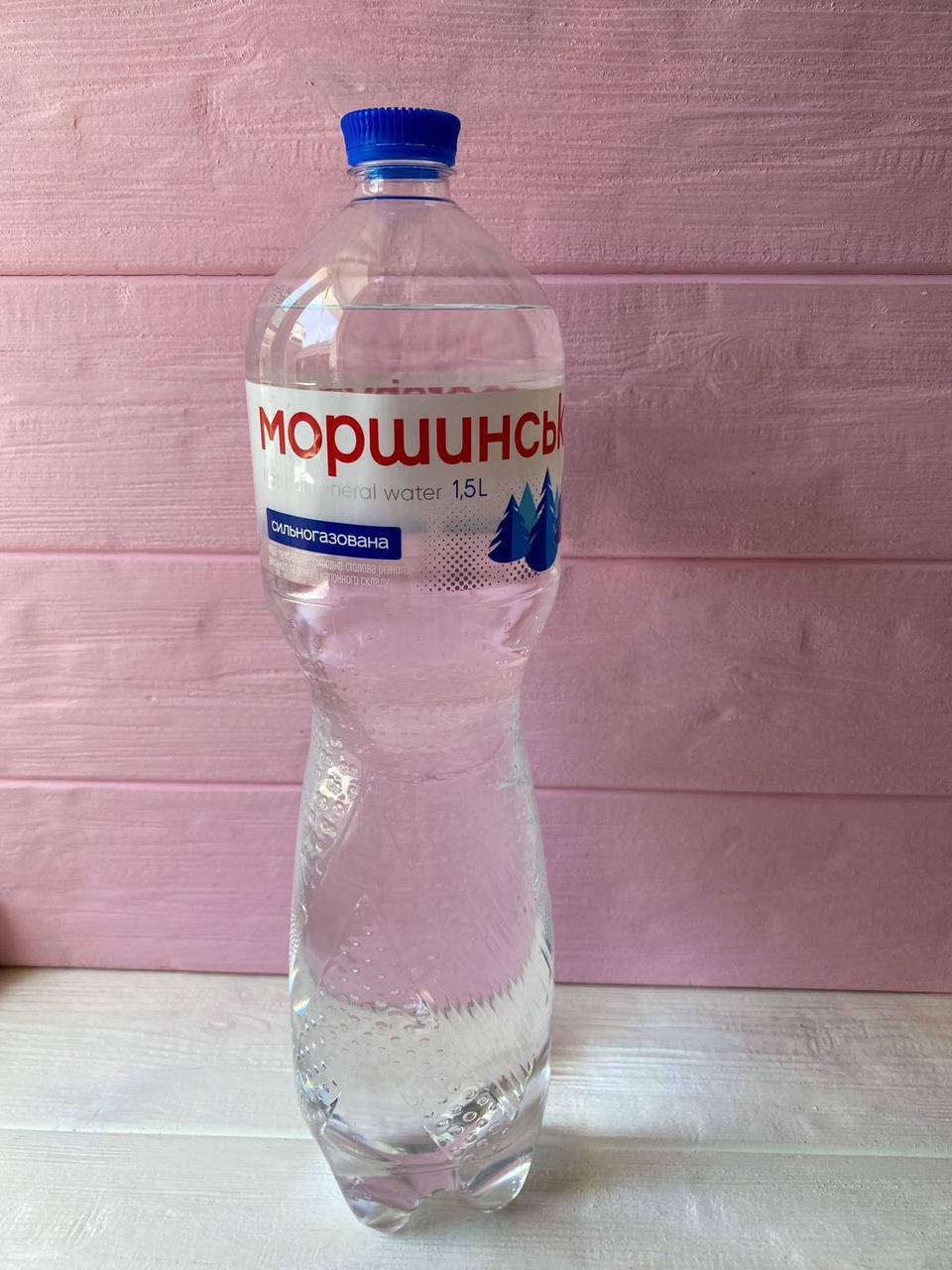 

Вода мінеральна Моршинська 1.5л Сильногазована
