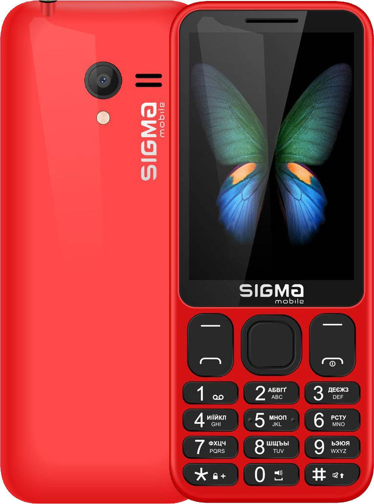 

Телефон Sigma X-Style 351 Lider Red Гарантия 12 месяцев, Красный