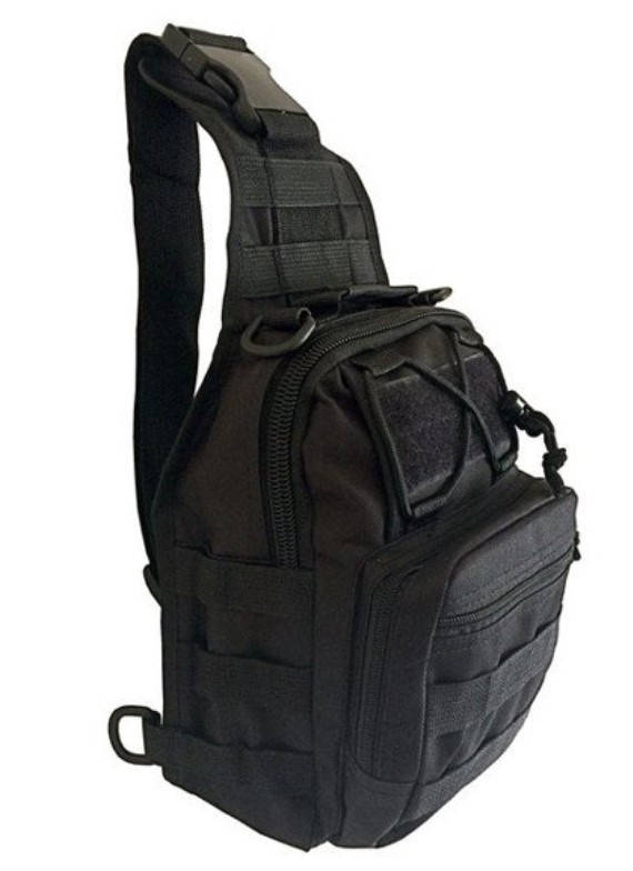 

Рюкзак тактический однолямочный Tactical Pro 6 литров черный