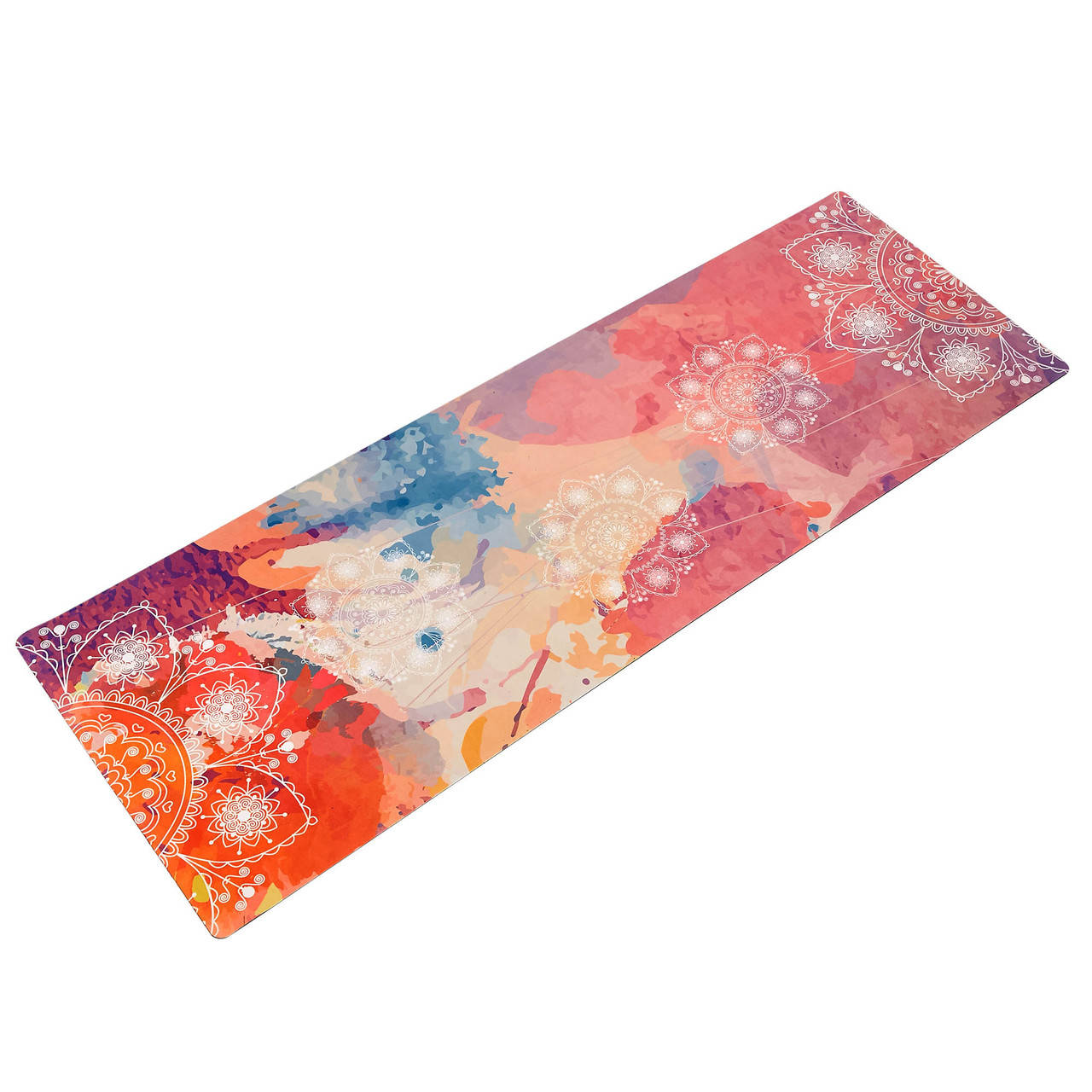 

Коврик для йоги и фитнеса 3 мм двухслойный замшевый Record FI-5662-45