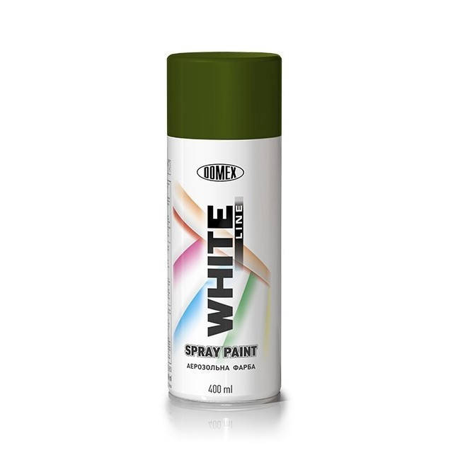 

Акриловая аэрозольная краска Domex White Line RAL6009 Хаки 400 мл