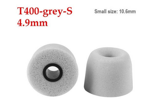 

Пенные амбушюры с эффектом памяти T400 S маленькие KZ Sony Koss AKG Sennheiser Серый