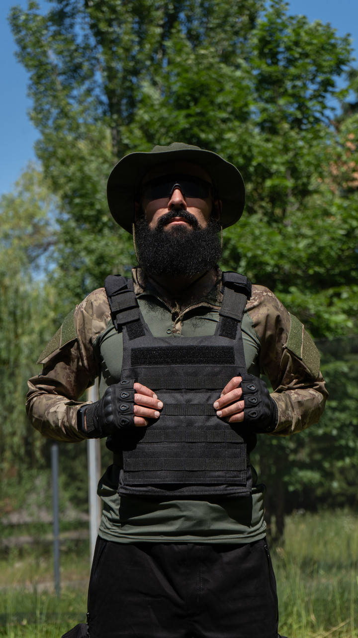 

Плитоноска НАТО чорная от бренда ТУР