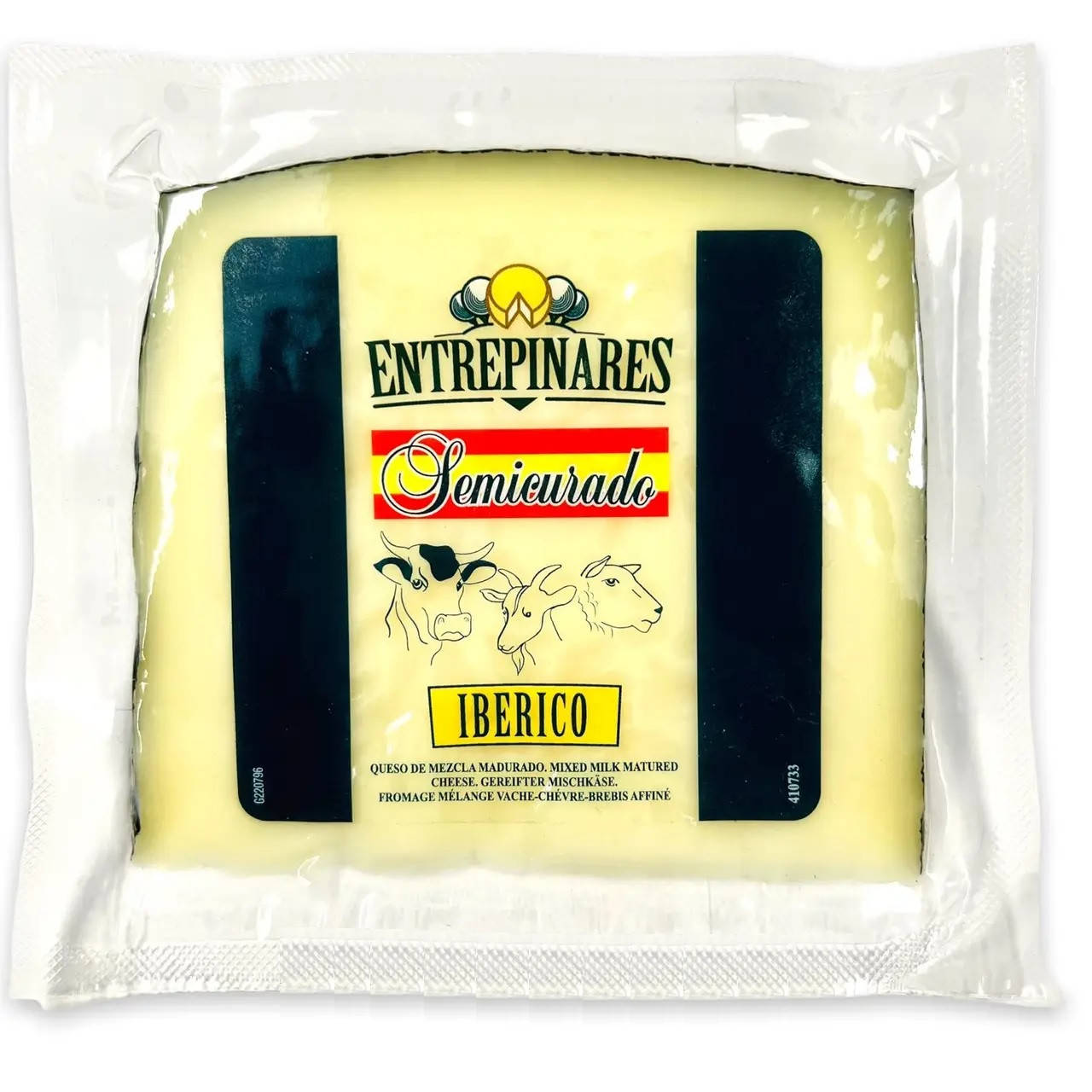 

Сыр Коровий Овечий Козий Смесь Энтрепинарес Entrepinares Semicurado Iberico Клин 150 г Испания