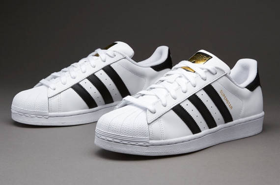 

Кожанные кроссовки Adidas Superstar Black-White (Черно-Белый)