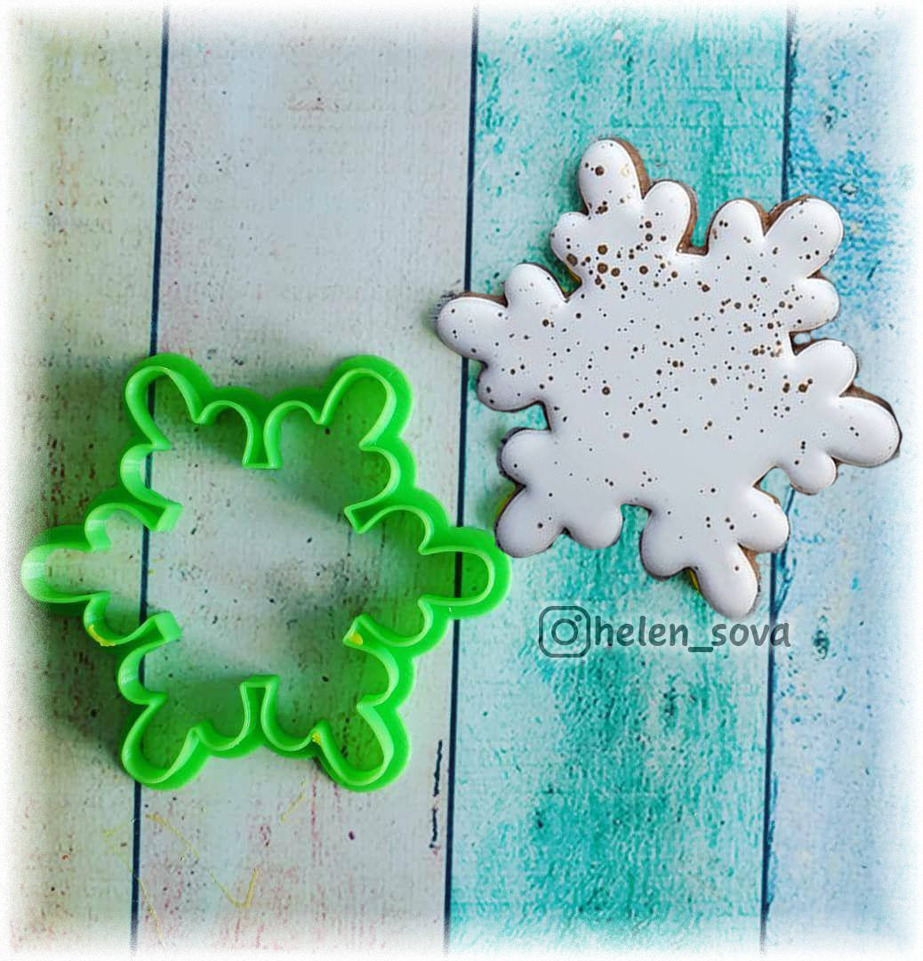 

Формочка-вырубка для пряника Снежинка №20