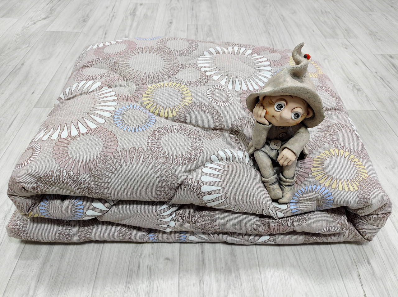 

Одеяло Конопляное, Зимнее, покрытие Бязь Беларусь Беж Полуторное 140*210 см, Бежевый