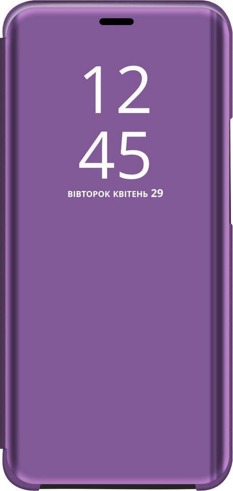 

Зеркальный Чехол Xiaomi Redmi Note 8T Mirror View (Сяоми Ксиаоми Редми Ноут Ноте 8Т), Фиолетовый