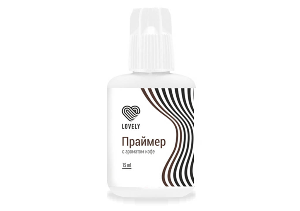 

Праймер для наращивания ресниц Lovely с ароматом кофе, 15мл