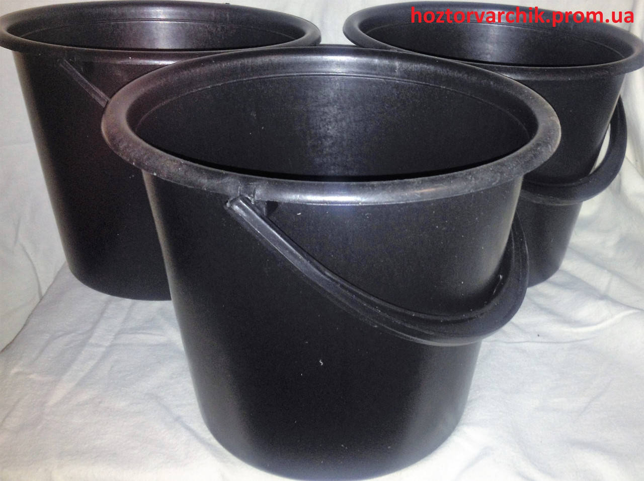 

Ведро полиэтиленовое 5 литров чорное, Черный