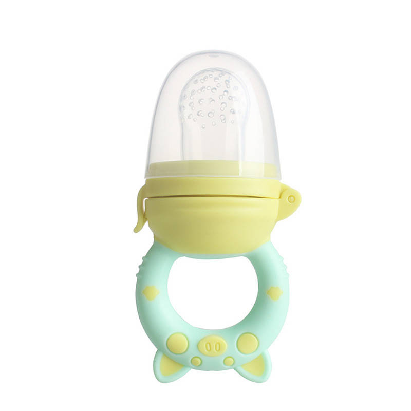 

Ниблер с силиконовой сеточкой Свинка Жёлтый, Желтый