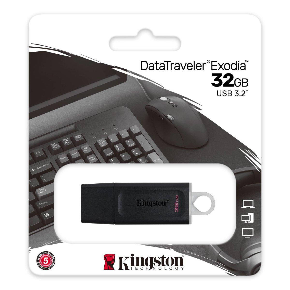 

Flash Kingston USB 3.2 DT Exodia 32GB Black/White